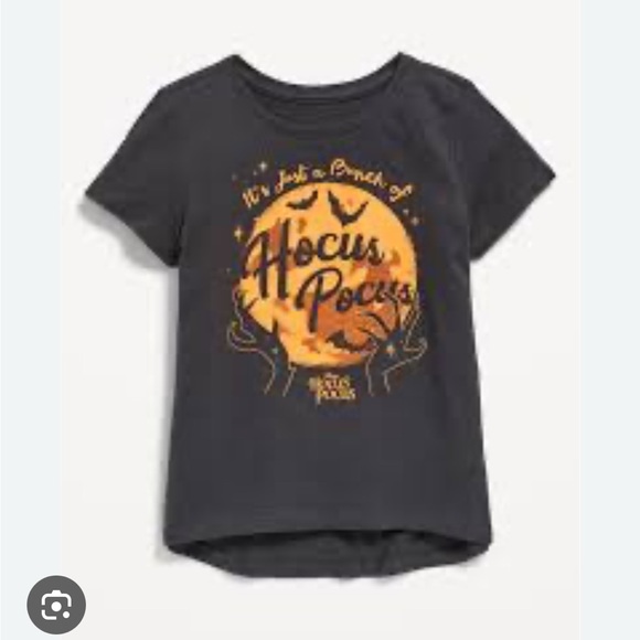 Old Navy “It’s Just a Bunch of Hocus Pocus” girls T-shirt size S (6-7) NWT - Picture 3 of 3